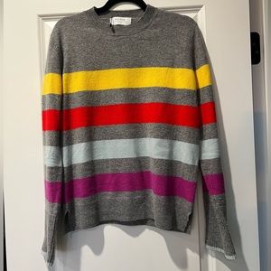 La Ligne gently used cashmere candy stripe sweater